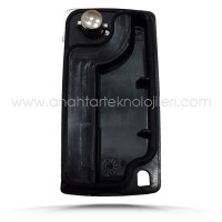 PEUGEOT 308 2007-2013 3 Buton Bagaj Açma Pil Yataksız Kumanda Kabı Oto Kumanda Kabı