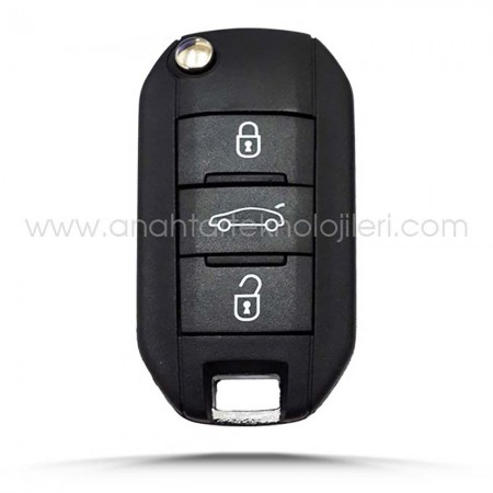 PEUGEOT 301 508 3 Buton Bagaj Sustalı Kumanda Kabı