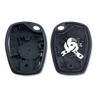 RENAULT Clio III Trafic Master Kangoo Dacia Çapraz 2 Buton Logosuz Yale Oto Kumanda Kabı