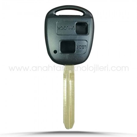 TOYOTA Corolla Avensis Rav4 Avalon Camry 96+ 2 Buton TOY43 Kumanda Kabı