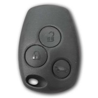 RENAULT Clio III Trafic Master Kangoo Dacia Çapraz 3 Buton Logosuz Yale Oto Kumanda Kabı