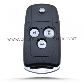 HONDA Accord, CRV 09-12 3 Buton Sustalı Kumanda Kabı