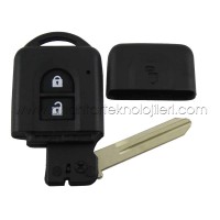 NISSAN Micra K12 2 Buton Kare Smart Kumanda Kabı