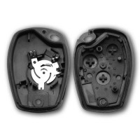 RENAULT Clio III Trafic Master Kangoo Twingo Modus Çapraz 3 Buton Logolu Yale Oto Kumanda Kabı