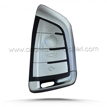 BMW FEM Serisi 4 Buton Krom Kasa Smart Kumanda Kabı