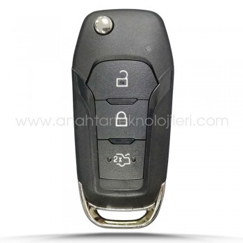 FORD Mondeo 14+ 3 Buton Sustalı Kumanda Kabı