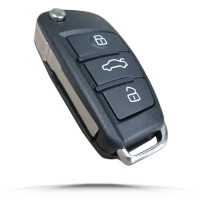 AUDI A3 05+ Arkadan Pil Yataklı Sustalı Kumanda Kabı