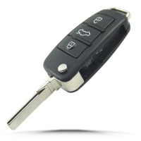 AUDI A3 05+ Arkadan Pil Yataklı Sustalı Kumanda Kabı