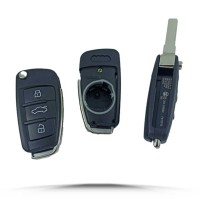 AUDI A3 05+ Arkadan Pil Yataklı Sustalı Kumanda Kabı