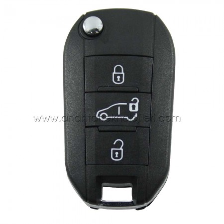 PSA Partner, Berlingo, Combo 2018+ HU83 3 Buton Sustalı Kumanda Kabı