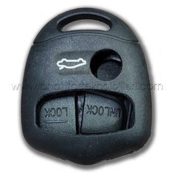 MITSUBISHI Lancer, ASX 06-15 3 Buton Uç Değişebilen Kumanda Kabı