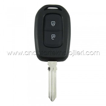 DACIA Duster Logan Sandero 12-19 2 Buton HU179T Logolu Boş Kap