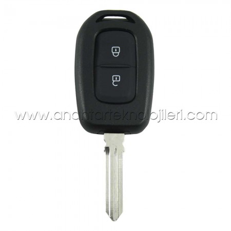 DACIA Duster Logan Sandero 12-19 2 Buton HU179T Logolu Boş Kap