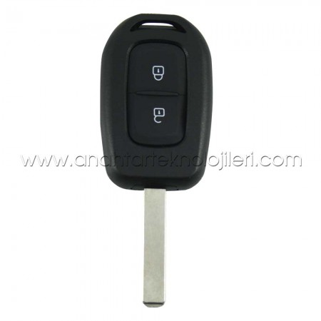 DACIA Duster Logan Sandero 12-19 2 Buton VA2 Logolu Boş Kap