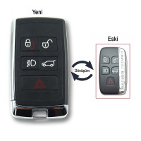 LAND ROVER - Range Rover Smart Kumanda Dönüşüm Kabı 4+1 Buton