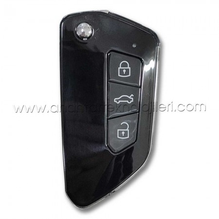 KEYDIY NB33 3 Buton Golf 8 Sustalı Tip Bobinli Kumanda