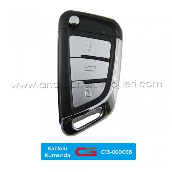 CG DF 3 Buton Sustalı C13-000038 - A29-Metal Kablolu Kumanda CG DF 3 Buton Sustalı C13-000038 - A29-Metal Kablolu Kumanda