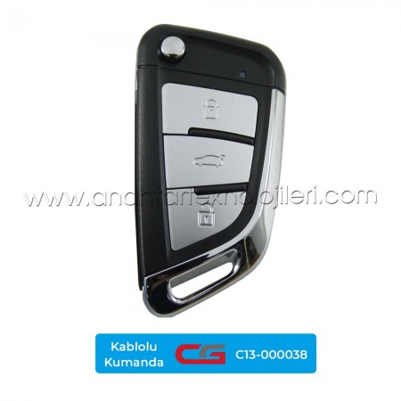 CG DF 3 Buton Sustalı C13-000038 - A29-Metal Kablolu Kumanda