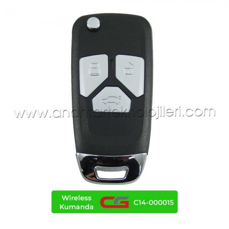 CG AUDI B9 16+ Tip 3 Buton Sustalı C14-000015 - AUDI-3 Kablosuz Kumanda