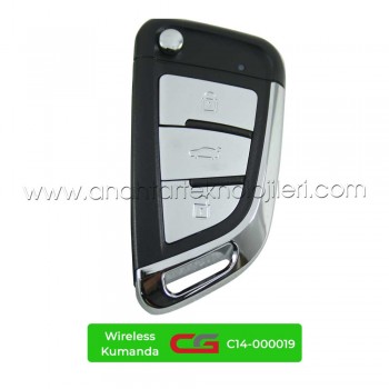 CG DF Gümüş Sustalı Tip 3 Buton C14-000019 - DF-3 Kablosuz Kumanda CG DF Gümüş Sustalı Tip 3 Buton C14-000019 - DF-3 Kablosuz Kumanda