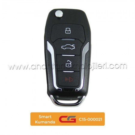 CG FORD Mondeo 16+ Sustalı Tip 4 Buton C15-000021 - FU.T-5 Smart Kumanda