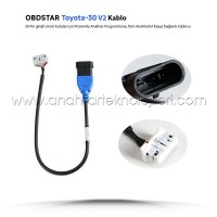 OBDSTAR Toyota-30 pin Soket Kablo 4A ve 8A-BA Kayıp Anahtar Sistemler için DP PLUS/PRO4/X300DP Key Master
