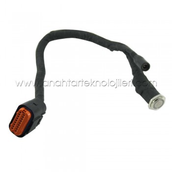 MB Siyah Soket 18 Pin Anahtar Tanıştırma Kablosu