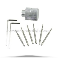 UNIVERSAL Kontak Pim Sökme Somunlu 6 Uçlu 9 Parçalı Yedek Set