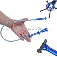 UNIVERSAL Mıknatıslı Işıklı Kavrayıcılı Parça Yakalama Hortumu 62cm MAVİ RENK