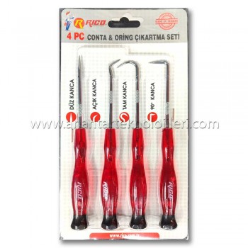 Rico PRO 4 Parça Conta ve Oring Çıkarma Seti