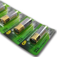 GP BATTERIES 23A 12V Alkalin High Voltage Pil Kumanda Oyuncak Tansiyon Aleti Pili 5li Kart