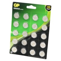 GP BATTERIES CR2032 3V Lithium Pil Baskül Tartı Hesap Mekinesi Oyuncak Kumanda Pil 20li Kart