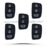 Hyundai i20, i10 Oto Kumanda Kabı Plastik Buton Araba Anahtarı Tuş Basma Butonu Anahtar