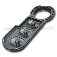 FIAT Doblo Ducato 500 Sustalı Kumanda Kabı Plastik Buton Beyaz Baskı 5li Paket