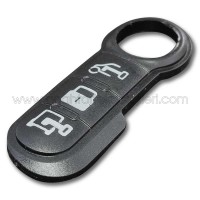 FIAT Doblo Ducato 500 Sustalı Kumanda Kabı Plastik Buton Beyaz Baskı 5li Paket