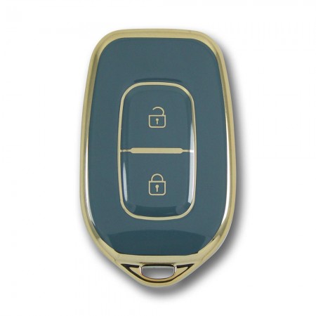 Renault Symbol 12-18 Dacia Sandero 2 Buton Gri Oto Anahtar Kumanda Kabı Kılıfı Oto Anahtarlık