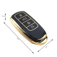 Chery Smart Siyah Slikon Oto Anahtar Kumanda Kabı Kılıfı Oto Anahtarlık