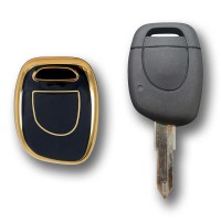 Renault Clio 1, 2, Kangoo 1 Buton Siyah Oto Anahtar Kumanda Kabı Kılıfı Oto Anahtarlık
