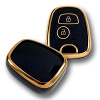 Peugeot 206 106 Partner Citroen C1 Siyah Oto Anahtar Kumanda Kabı Kılıfı Oto Anahtarlık