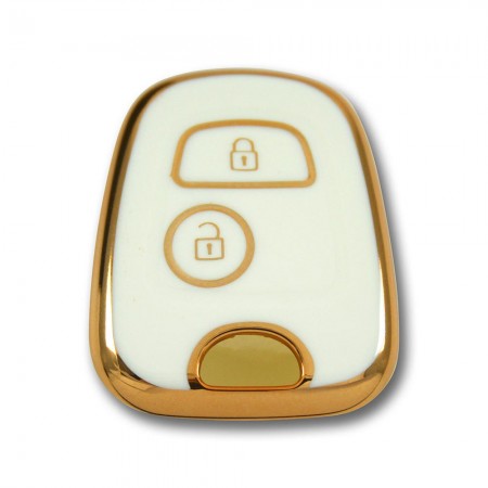 Peugeot 206 106 Partner Citroen C1 Beyaz Oto Anahtar Kumanda Kabı Kılıfı Oto Anahtarlık