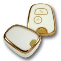 Peugeot 206 106 Partner Citroen C1 Beyaz Oto Anahtar Kumanda Kabı Kılıfı Oto Anahtarlık