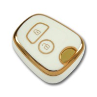 Peugeot 206 106 Partner Citroen C1 Beyaz Oto Anahtar Kumanda Kabı Kılıfı Oto Anahtarlık