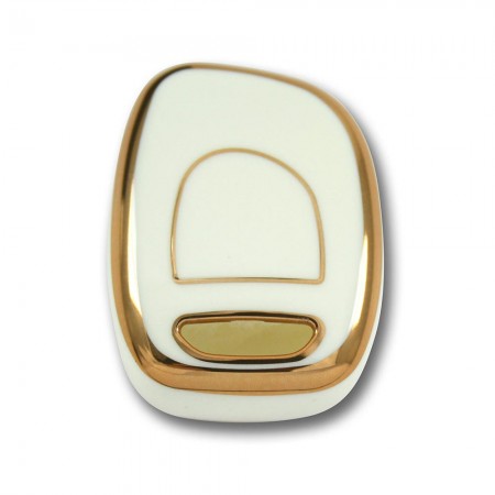 Renault Clio 1, 2, Kangoo 1 Buton Beyaz Oto Anahtar Kumanda Kabı Kılıfı Oto Anahtarlık