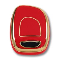 Renault Clio 1, 2, Kangoo 1 Buton Kırmızı Oto Anahtar Kumanda Kabı Kılıfı Oto Anahtarlık