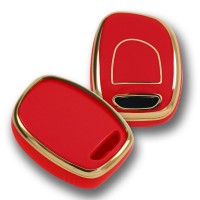 Renault Clio 1, 2, Kangoo 1 Buton Kırmızı Oto Anahtar Kumanda Kabı Kılıfı Oto Anahtarlık