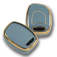 Renault Clio 1, 2, Kangoo 1 Buton gri Oto Anahtar Kumanda Kabı Kılıfı Oto Anahtarlık