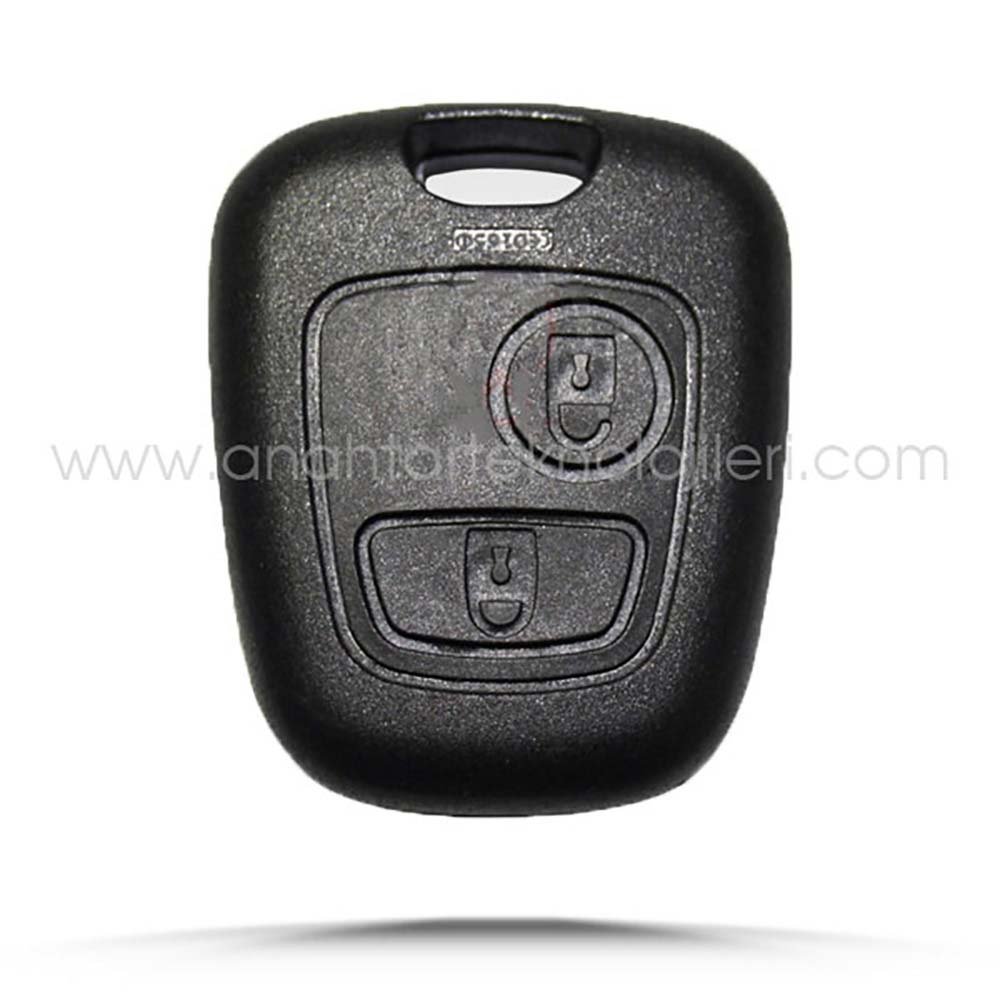 1020046 CITROEN 2 Buton Simplex Plastik Geçme Kumanda Kabı - Görsel 1
