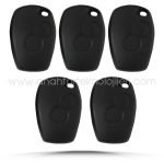 RENAULT Clio III Trafic Master Kangoo Dacia Çapraz 2 Buton Logosuz Yale Oto Kumanda Kabı 5li Paket