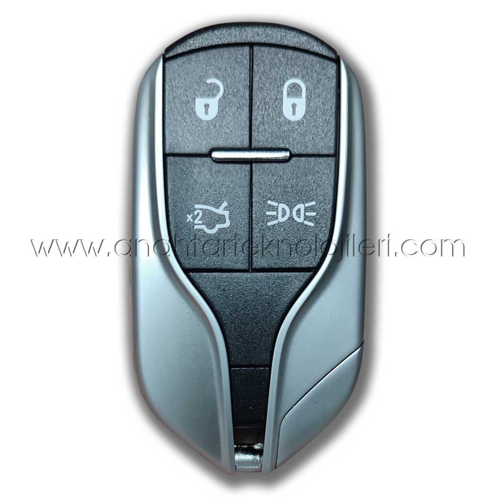1020426 MASERATI Quattroporte, Ghilbli 14-16 4 Buton Smart Kumanda Kabı - Görsel 1