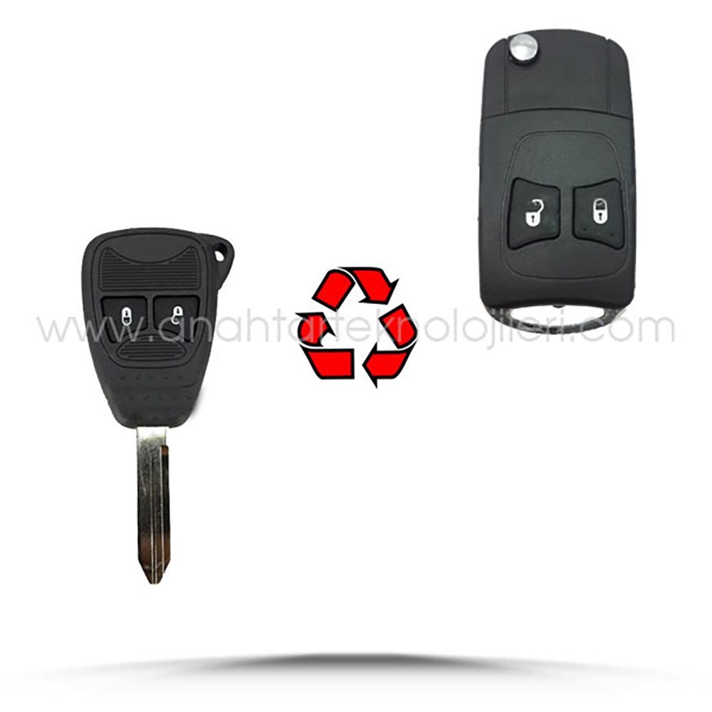 1030056 CHRYSLER 2 Buton Dönüşüm Kabı - Görsel 1